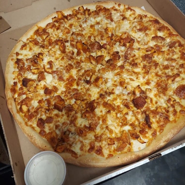 Buffalo Chicken Pizza.