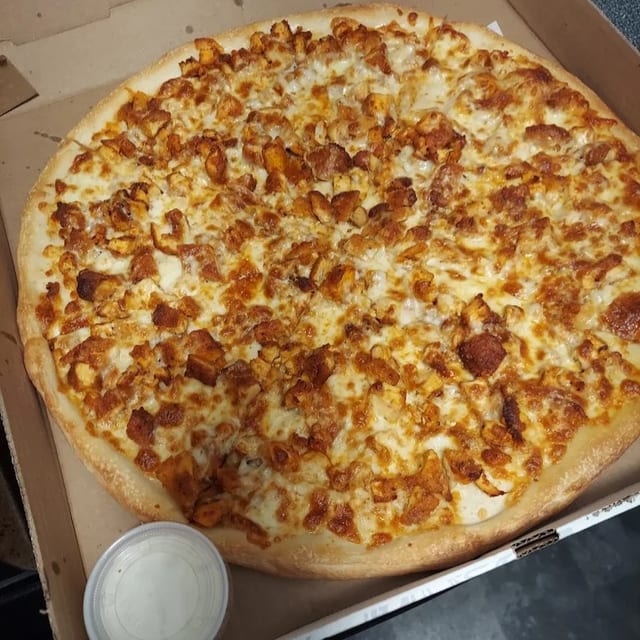 Buffalo Chicken Pizza.